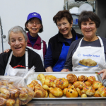 Monthly volunteers make challah and other baked goods for Jordan's Crossing Resource Center, a local organization that serves the unhoused and recovering on the West side of Columbus.